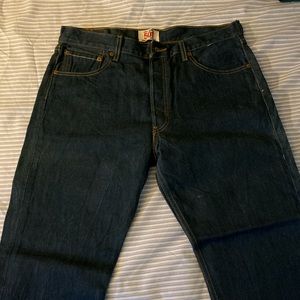 Levi 501 buttonfly slim fit jeans
